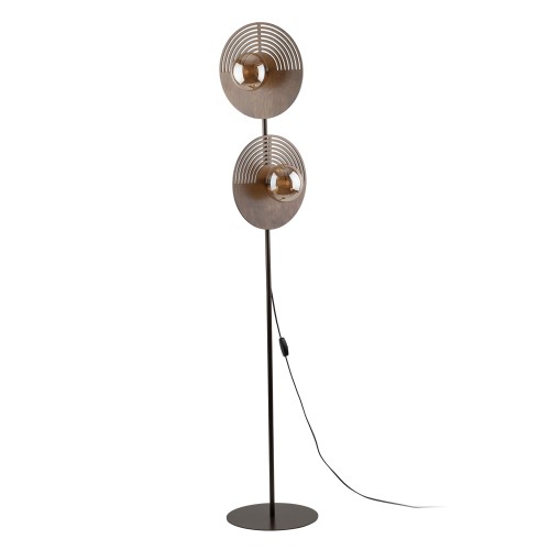 LUNAR WOOD Lampa podłogowa 2XG9 16135 TK Lighting Dąb Biały
