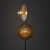 LUNAR WOOD Lampa podłogowa 2XG9 16135 TK Lighting Dąb Biały