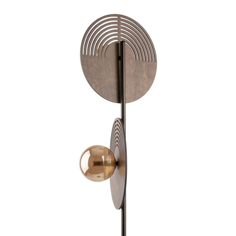 LUNAR WOOD Lampa podłogowa 2XG9 16135 TK Lighting Dąb Biały