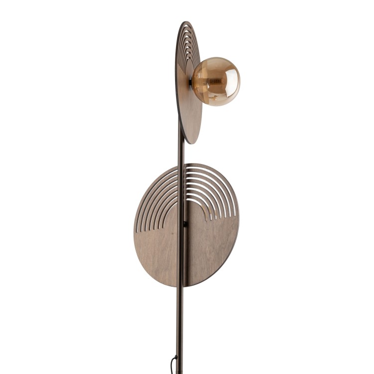 LUNAR WOOD Lampa podłogowa 2XG9 16135 TK Lighting Dąb Biały