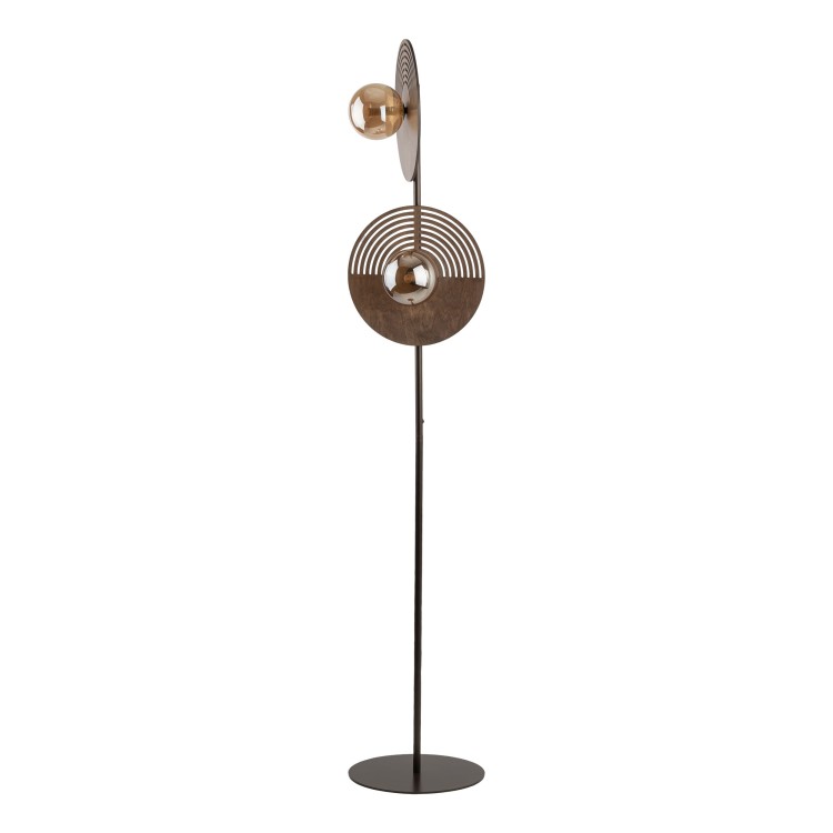 LUNAR WOOD Lampa podłogowa 2XG9 16135 TK Lighting Dąb Biały
