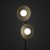 SLATE BLACK GLASS Lampa podłogowa 2XG9 16136 TK Lighting Czarny Biały