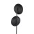 SLATE BLACK GLASS Lampa podłogowa 2XG9 16136 TK Lighting Czarny Biały
