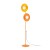 SLATE MIX GLASS Lampa podłogowa 2XG9 16137 TK Lighting Mix Biały