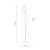 SLATE MIX GLASS Lampa podłogowa 2XG9 16137 TK Lighting Mix Biały