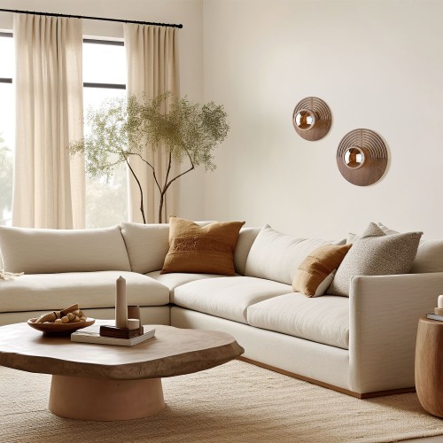 LUNAR WOOD Kinkiet 1XG9 250 11013 TK Lighting Dąb Brązowy