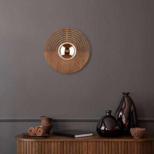 LUNAR WOOD Kinkiet 1XG9 300 11014 TK Lighting Dąb Biały