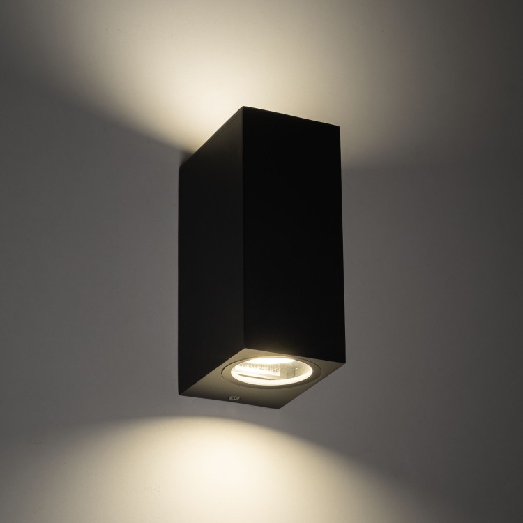 AXIS GRAY Kinkiet ogrodowy 2XGU10 10970 TK Lighting Szary Transparentny