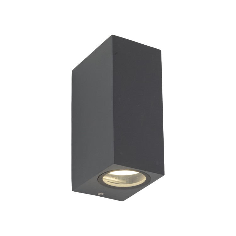 AXIS GRAY Kinkiet ogrodowy 2XGU10 10970 TK Lighting Szary Transparentny