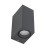 AXIS GRAY Kinkiet ogrodowy 2XGU10 10970 TK Lighting Szary Transparentny