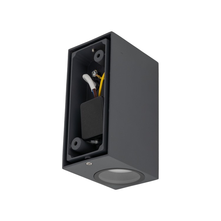 AXIS GRAY Kinkiet ogrodowy 2XGU10 10970 TK Lighting Szary Transparentny