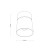 KYOTO WHITE 12W 18136 TK Lighting Biały Biały