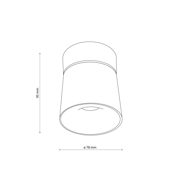 KYOTO WHITE 12W 18136 TK Lighting Biały Biały