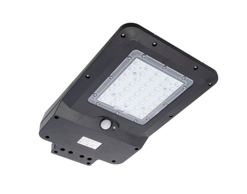 Lampa uliczna parkingowa solarna z czujnikiem ruchu i zmierzchu SOLAR LED STREET 15W Eko-Light Milagro EKO2028 1650lm parkowa z akumulatorem 4000K IP65 barwa neutralna