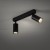 AMIS BLACK Lampa sufitowa 2 10633 TK Lighting Czarny Złoty, Czarny