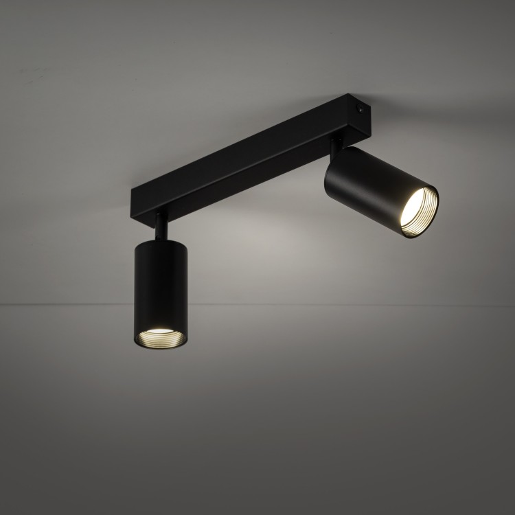 AMIS BLACK Lampa sufitowa 2 10633 TK Lighting Czarny Złoty, Czarny