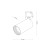 TRACER AMIS WHITE 1XGU10 10647 TK Lighting Biały