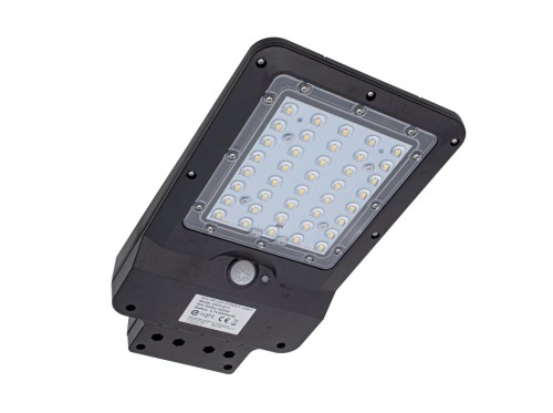 Lampa uliczna parkingowa solarna z czujnikiem ruchu i zmierzchu SOLAR LED STREET 8W Eko-Light Milagro EKO2011 850lm parkowa z akumulatorem 4000K IP65 barwa neutralna