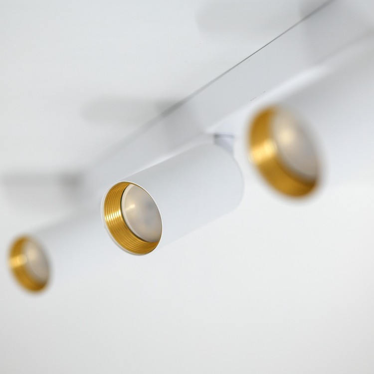 AMIS WHITE Oprawa oświetleniowa 3 10796 TK Lighting Biały Biały, Złoty