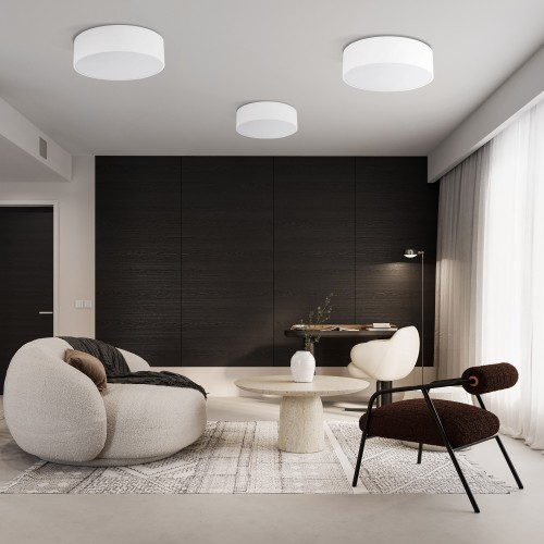 LIVO WHITE S 2XE27 IP54 10983 TK Lighting Biały Biały