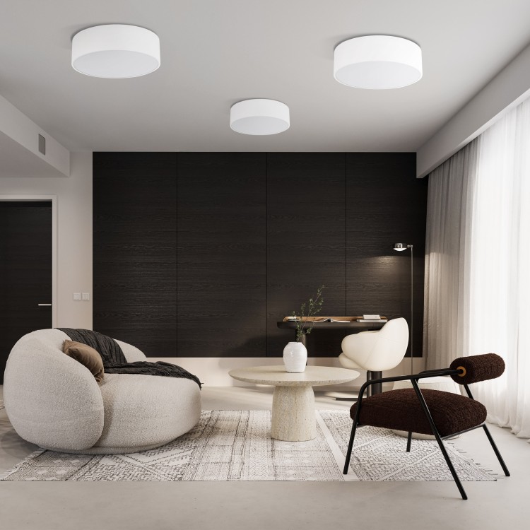 LIVO WHITE S 2XE27 IP54 10983 TK Lighting Biały Biały