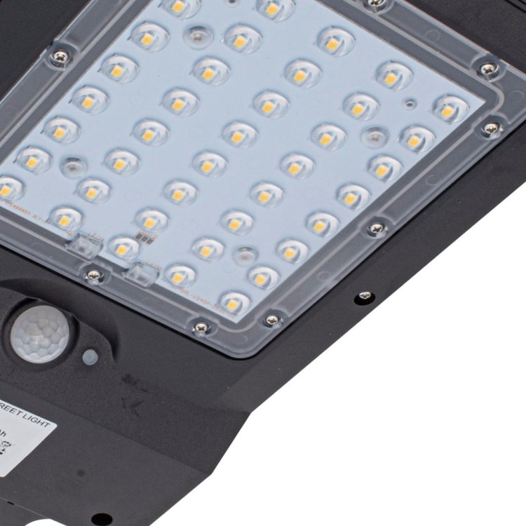 Lampa uliczna parkingowa solarna z czujnikiem ruchu i zmierzchu SOLAR LED STREET 8W Eko-Light Milagro EKO2011 850lm parkowa z akumulatorem 4000K IP65 barwa neutralna