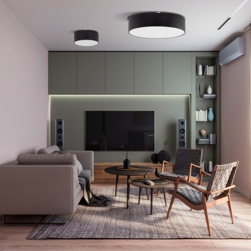 LIVO BLACK L 4XE27 IP54 10988 TK Lighting Biały Czarny, Biały