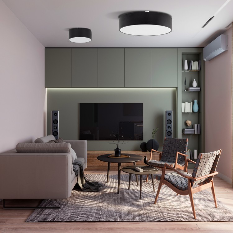 LIVO BLACK L 4XE27 IP54 10988 TK Lighting Biały Czarny, Biały