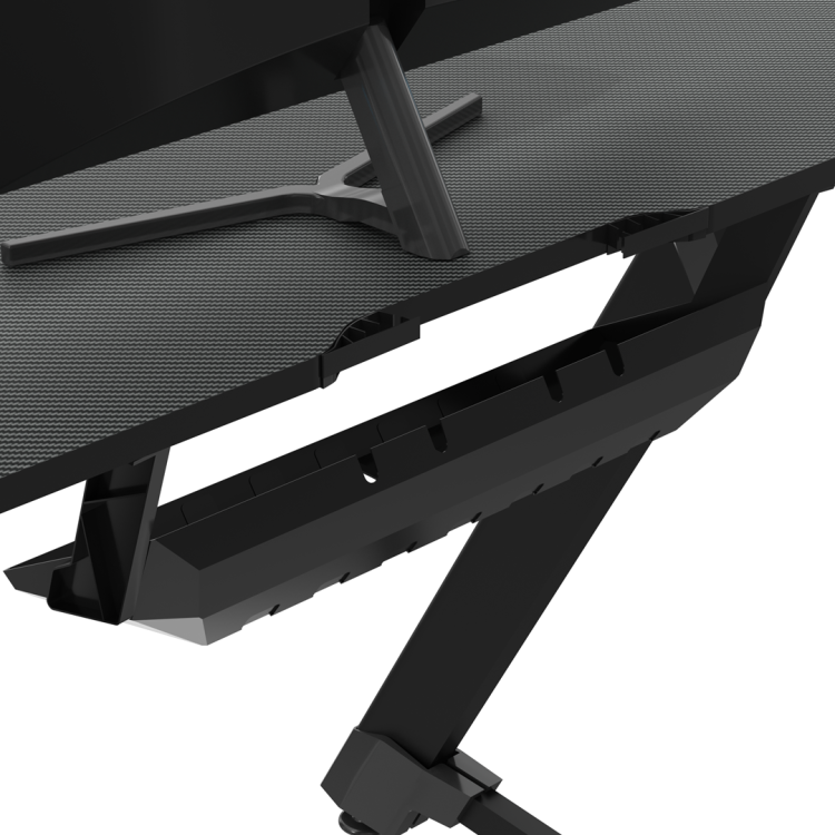 Biurko gamingowe SNAKE 1.0 EKGS8112 GAMSET dla dziecka i dorosłego do grania pracy szkoły lekcji ergonomia ergonomiczne Podświetlane z podświetleniem LED stół gamingowy