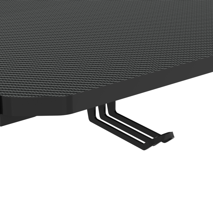 Biurko gamingowe SNAKE 1.0 EKGS8112 GAMSET dla dziecka i dorosłego do grania pracy szkoły lekcji ergonomia ergonomiczne Podświetlane z podświetleniem LED stół gamingowy