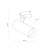 TRACER WHITE CCT 20W 18180 TK Lighting Biały Transparentny