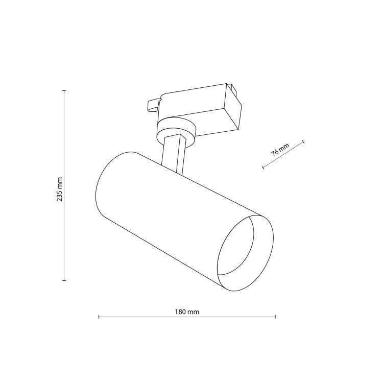 TRACER WHITE CCT 20W 18180 TK Lighting Biały Transparentny