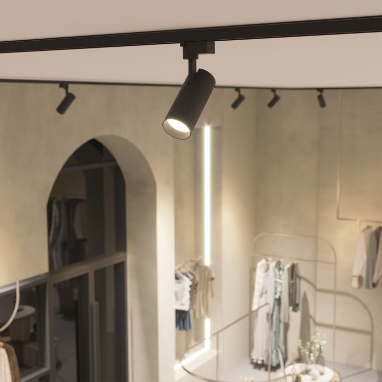 TRACER BLACK CCT 20W 18189 TK Lighting Czarny Transparentny