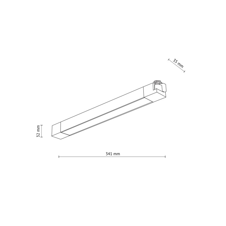 TRACER Panel LED WHITE 20 W 18191 TK Lighting Biały Biały