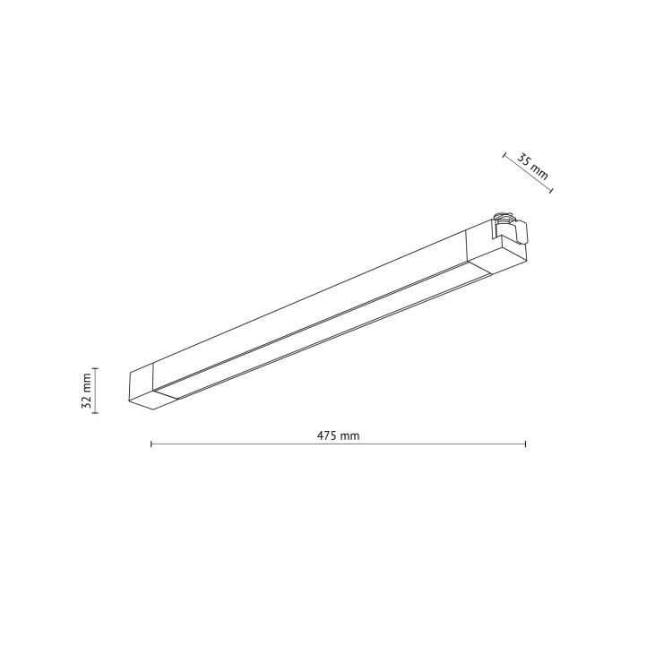 TRACER Panel LED BLACK 30 W 18192 TK Lighting Czarny Biały