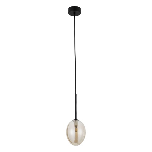 PEARL COGNAC Lampa wisząca 1XG9 10831 TK Lighting Czarny Koniak
