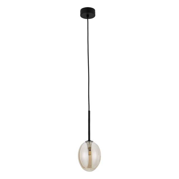 PEARL COGNAC Lampa wisząca 1XG9 10831 TK Lighting Czarny Koniak