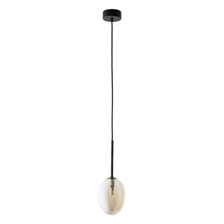 PEARL COGNAC Lampa wisząca 1XG9 10831 TK Lighting Czarny Koniak