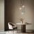 PEARL MIX Lampa wisząca 5XG9 10844 TK Lighting Czarny Multikolor