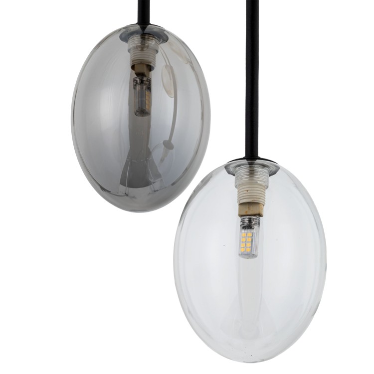 PEARL MIX Lampa wisząca 5XG9 10844 TK Lighting Czarny Multikolor