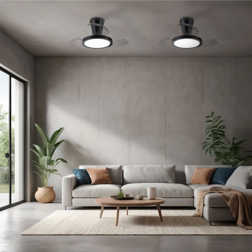 BREEZE BLACK 18199 TK Lighting Czarny Biały