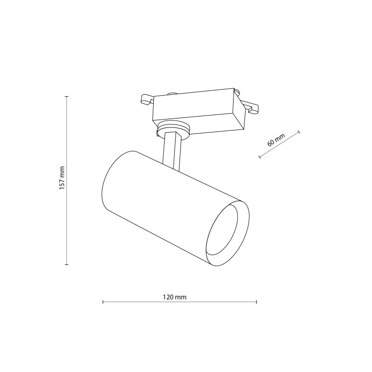 TRACER WHITE GU10 10972 TK Lighting Biały Biały