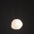 MISTY Lampa wisząca 1XG9 11017 TK Lighting Czarny Biały