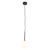 MISTY Lampa wisząca 1XG9 11017 TK Lighting Czarny Biały