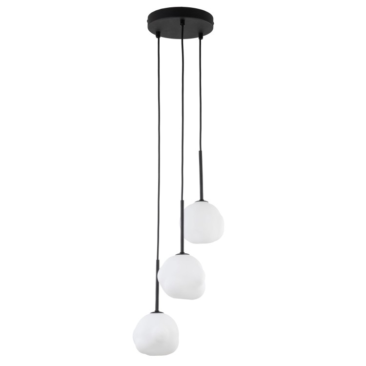MISTY Lampa wisząca 3XG9 11018 TK Lighting Czarny Biały