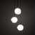 MISTY Lampa wisząca 3XG9 11018 TK Lighting Czarny Biały