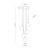 MISTY Lampa wisząca 5XG9 11019 TK Lighting Czarny Biały