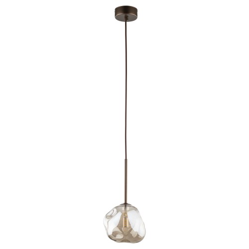 LAVA BROWN Lampa wisząca 1XG9 11025 TK Lighting Brąz Koniak