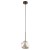LAVA BROWN Lampa wisząca 1XG9 11025 TK Lighting Brąz Koniak