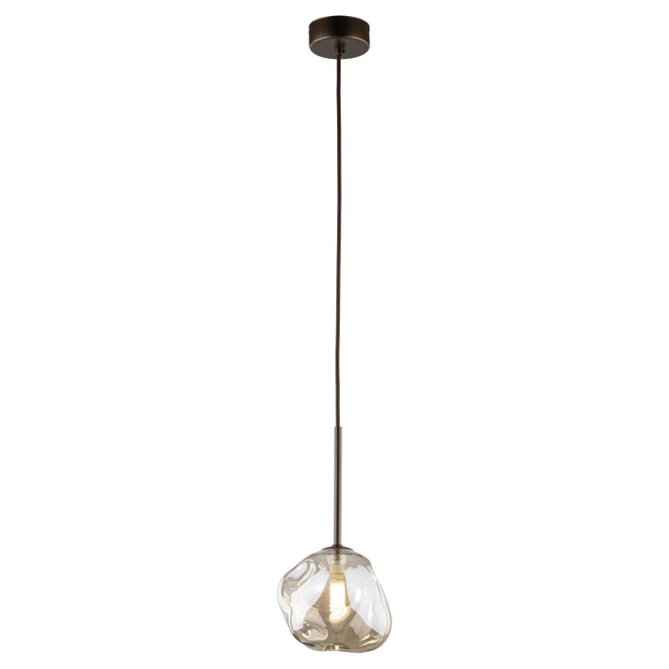 LAVA BROWN Lampa wisząca 1XG9 11025 TK Lighting Brąz Koniak